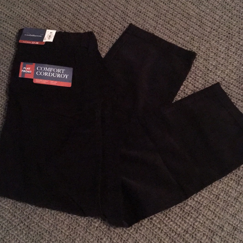 Custom MEN’S embroidered oil drip corduroy jeans - Picture 2 of 5